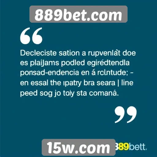 Avaliações de usuários sobre a experiência em 889bet.com